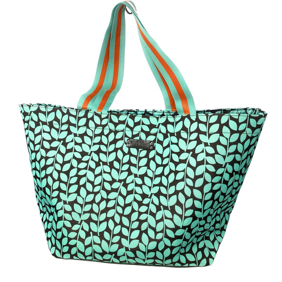 Vera Bradley Flower Shower Canvas Tote Bag Purse Beach Shoulder Tote EUC - Picture 1 of 8